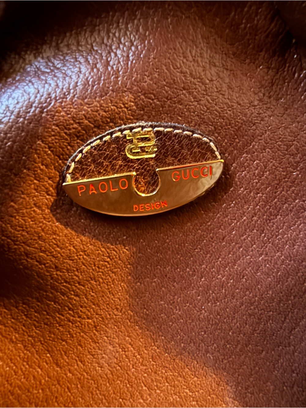 SUPER RARE VINTAGE 80s Paolo Gucci shoulder bag - Picture 3 of 5